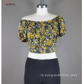 Ladei&#39;s Flower Print Short Top